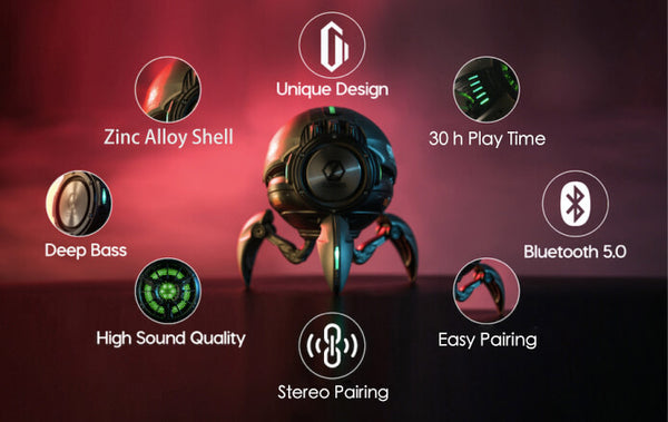 Gravastar Bluetooth 5.0 Speaker – Geeks Outpost