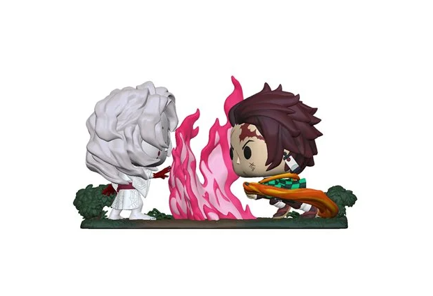 Demon Slayer Tanjiro vs. Rui Pop! Vinyl Moment