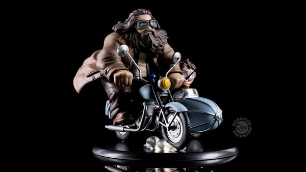 Harry Potter & Hagrid Limited Edition Q-Fig Max Diorama | Collectible Figure On Motorcycle | Over 50 Pieces | Numbered Certificate