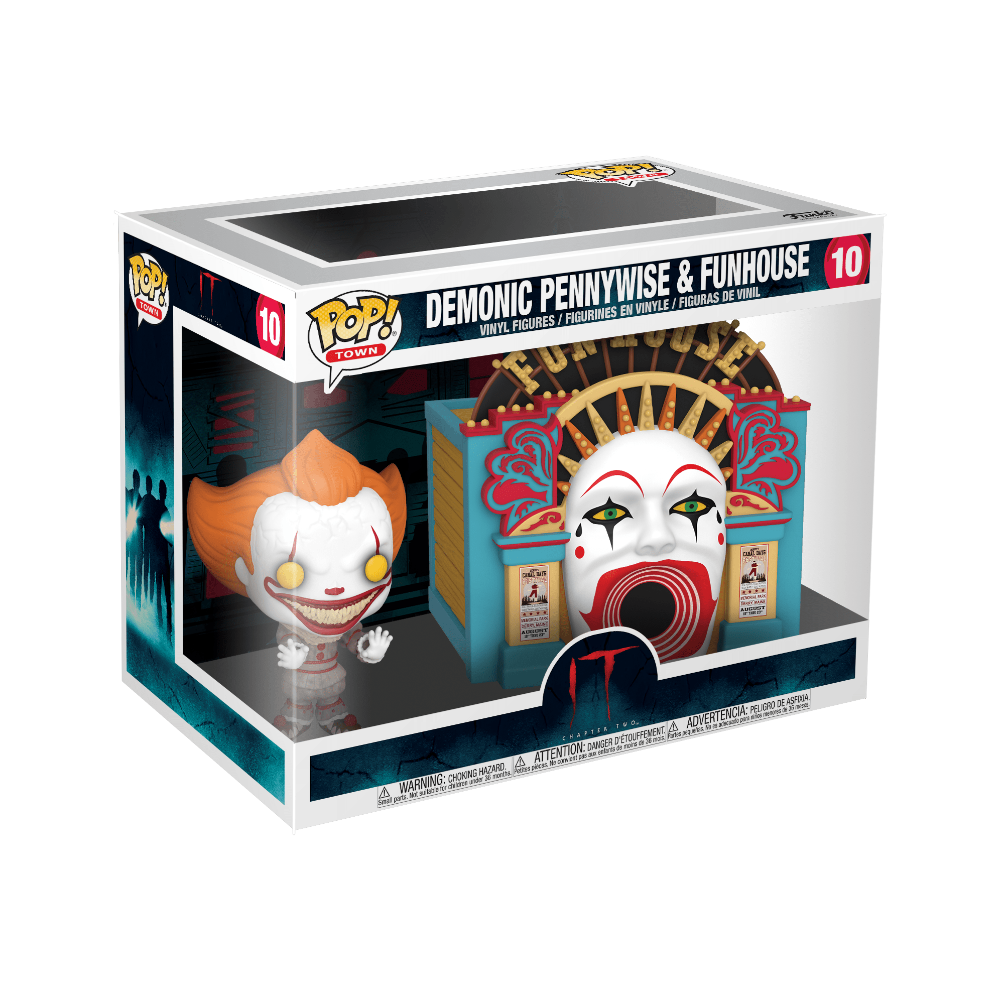 It 2 Demonic Pennywise with Funhouse Pop! Town