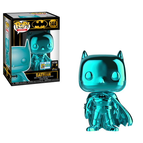 Batman (Blue Chrome) [SDCC] Pop Vinyl Pop Heroes