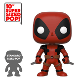 Funko POP! Marvel: Deadpool - 10" Deadpool w/Swords (Red) - Walmart Exclusive