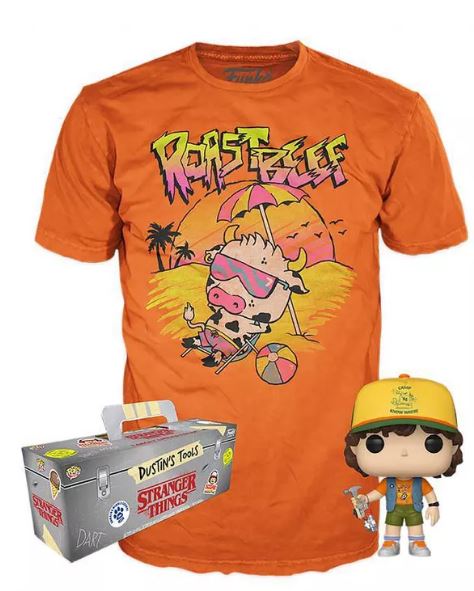 Funko POP! Television Collectors Box: Stranger Things - Dustin POP! & Roast Beef Tee (Target Exclusive)
