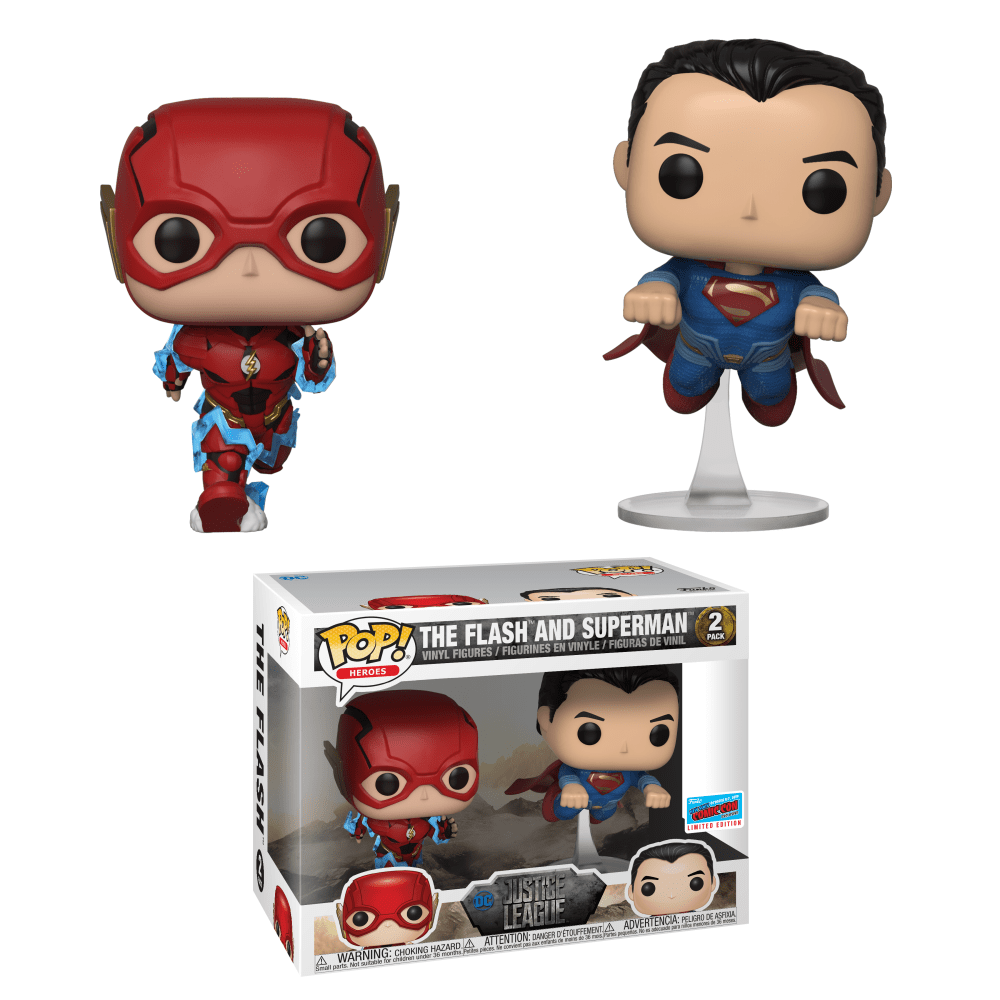 Flash and Superman (Racing) 2 Pack Funko