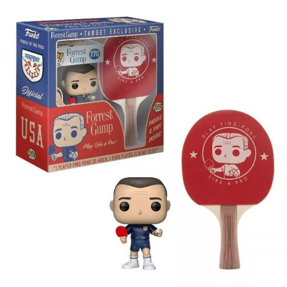 Forrest Gump (Ping Pong) (Blue) with Ping Pong Paddle Funko Box