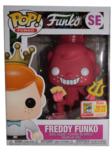 Freddy Funko (Cuphead Red Devil) Pop Vinyl SDCC 2018 500pc Exclusive