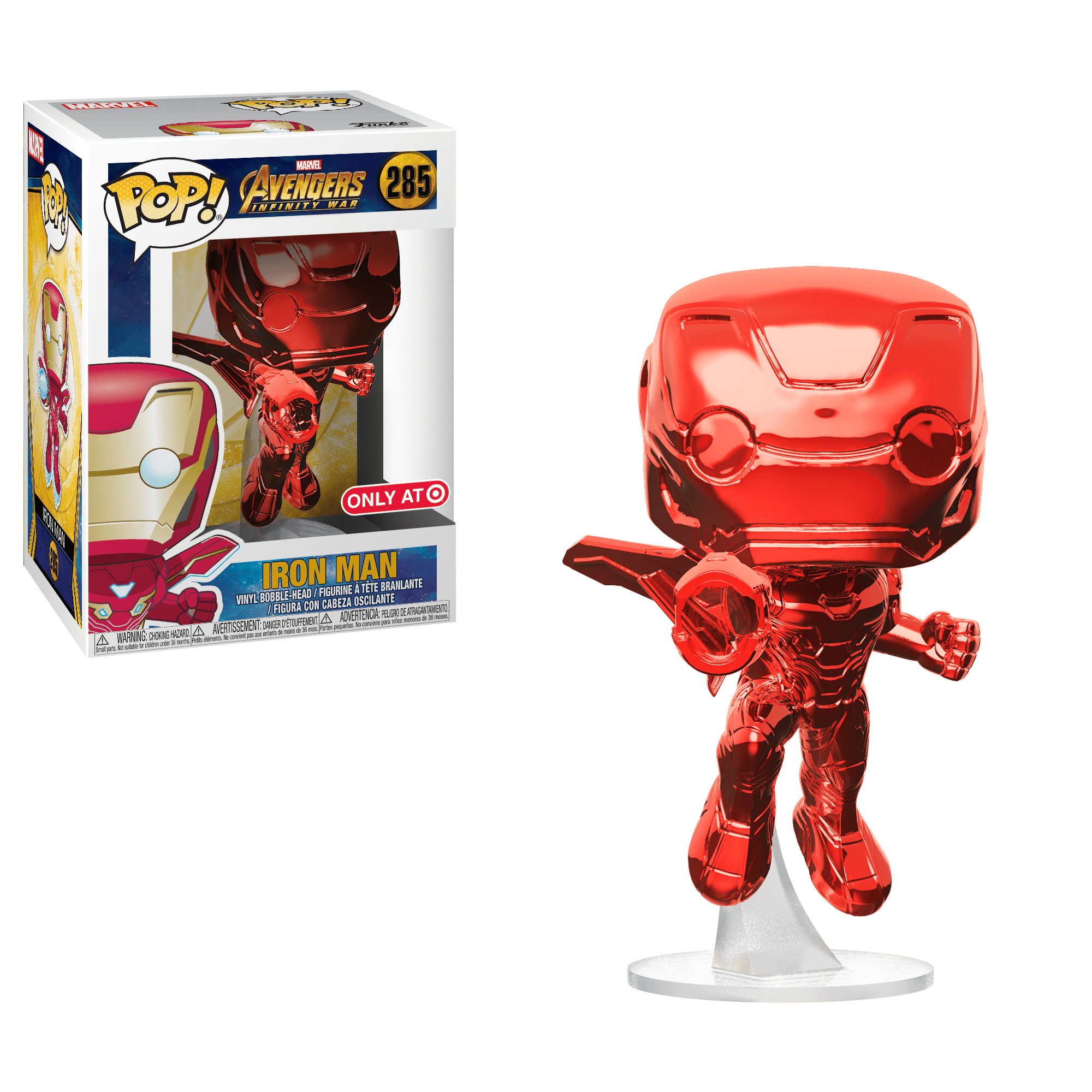 Iron man chrome deals pop