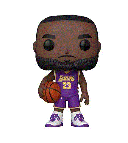 NBA Lakers LeBron James (Purple Jersey) 10-Inch Pop! Vinyl Figure