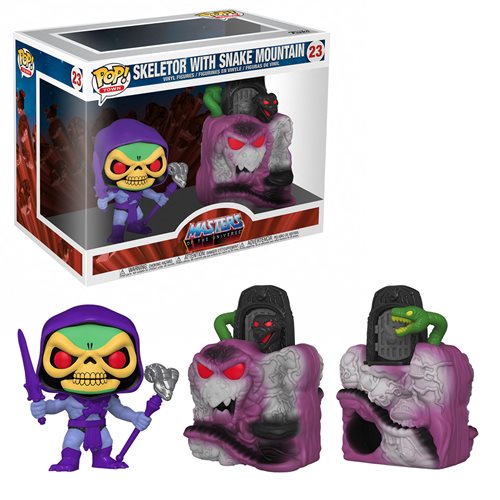 Masters of the Universe Snake Mountain with Skeletor Pop! Town