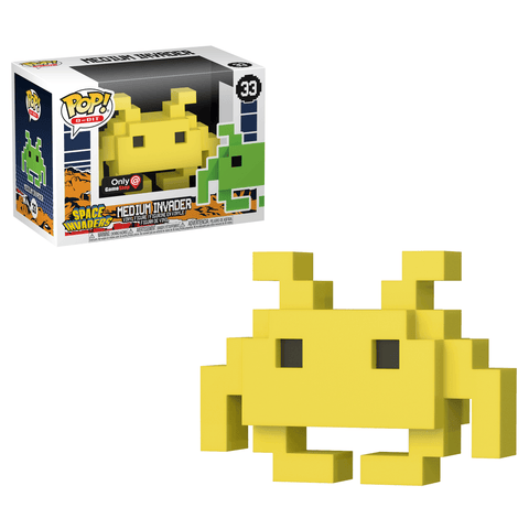 Medium Invader (Yellow) Pop Vinyl Pop 8-Bit