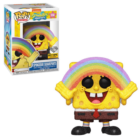 Spongebob Squarepants (with Rainbow) (Diamond Collection) Pop Vinyl!