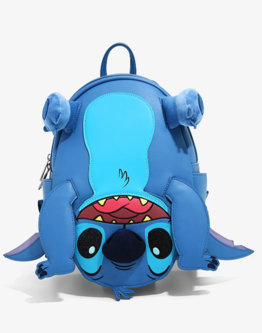 Loungefly Disney Lilo & Stitch Upside Down Figural Mini Backpack