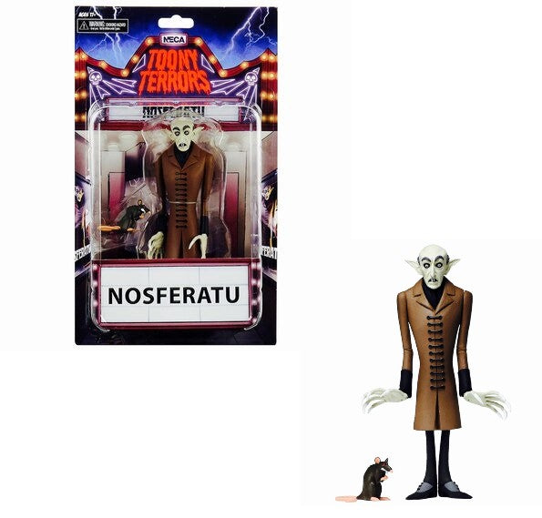 NECA Toony Terrors Count Orlok (Nosferatu) with rat accessory Action Figure