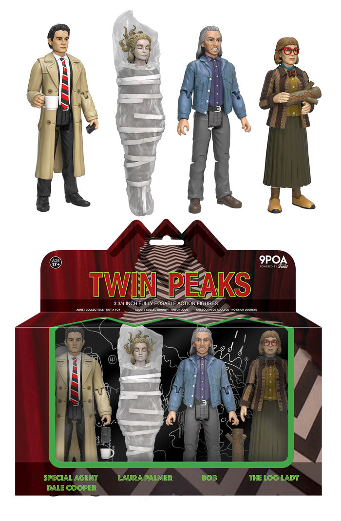 Twin Peaks (4-Pack) Action Figures Articulated Action Figures